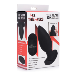Ass Thumpers Plug Vibrant The Taper 11 x 4.4cm Noir
